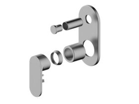 Hero - Mizu Soothe MK2 Shower Mixer With Diverter Trimset Brushed Gunmetal