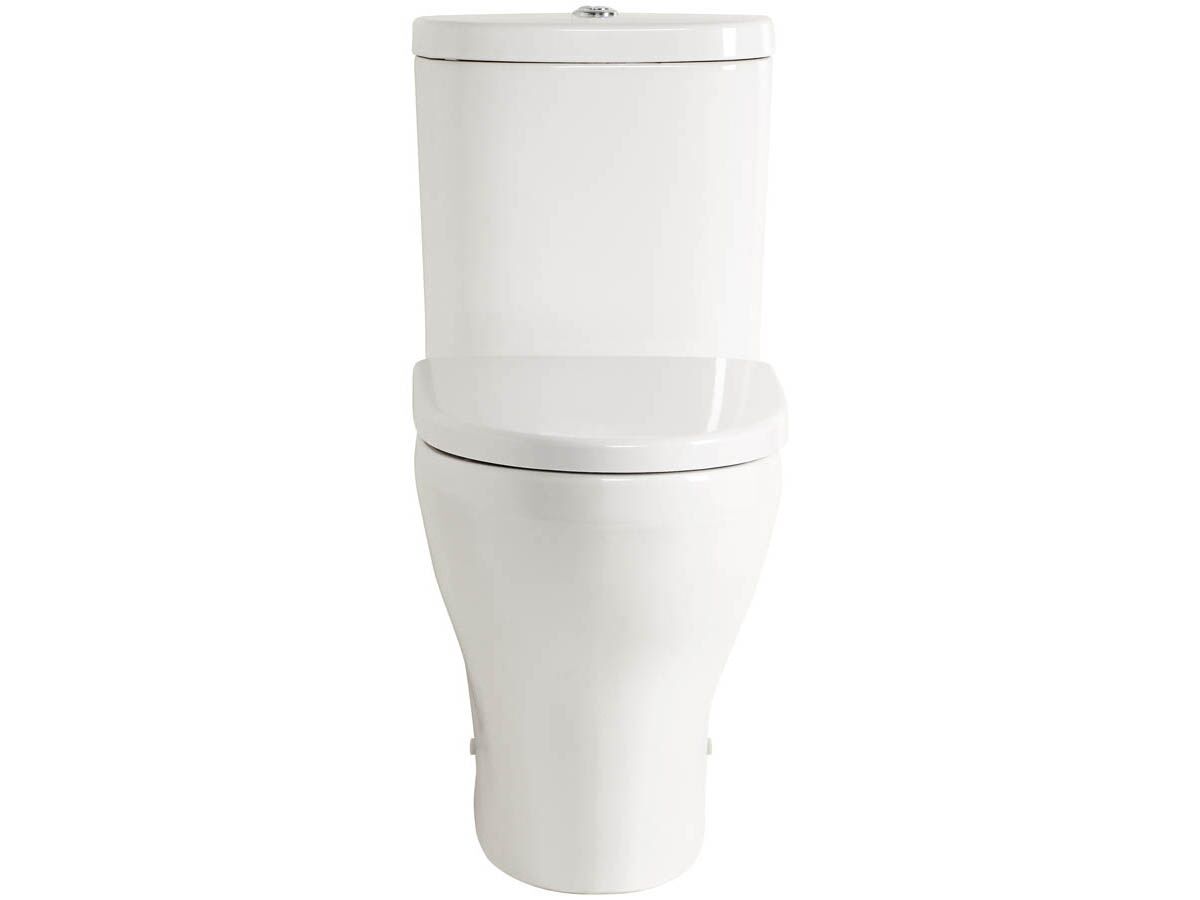 American Standard Cygnet Overheight Close Coupled Back to Wall Bottom Inlet Toilet Suite with a Soft Close Quick Release White Seat (4 Star)