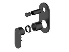 Hero - Mizu Soothe MK2 Shower Mixer With Diverter Trimset Matte Black