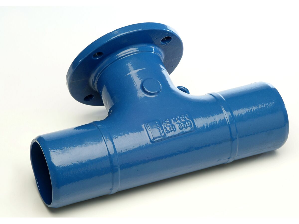 Ductile Iron Tee (Spigot x Spigot x Flange) PN16 B5 150mm x 150mm from