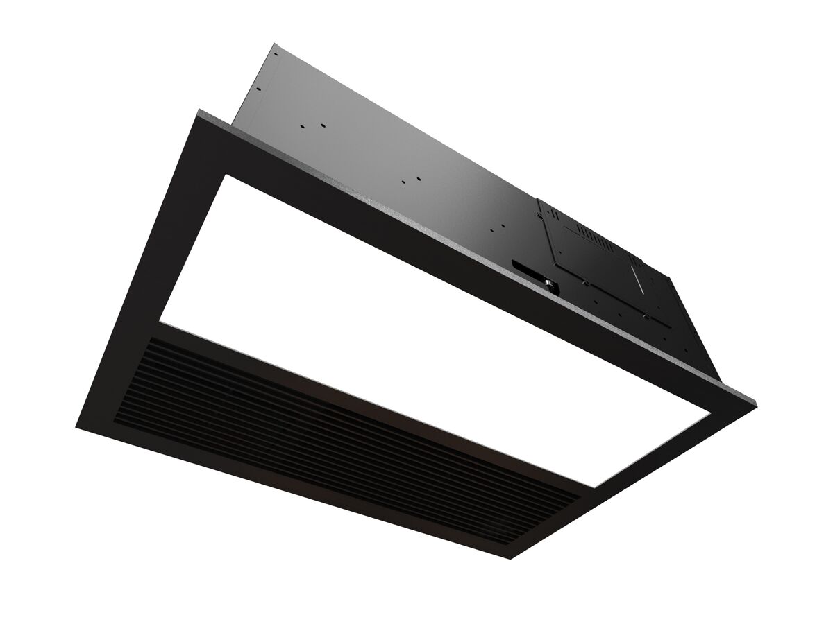 Kado Lux 3 in 1 Fan Heater (LED) Matte Black from Reece