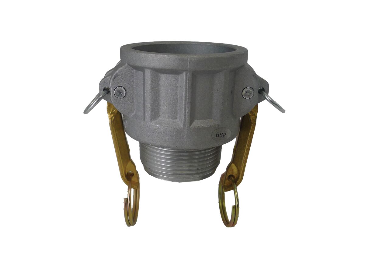 Aluminium Female Camlock Coupler x Male Threaded BSP 80mm from Reece