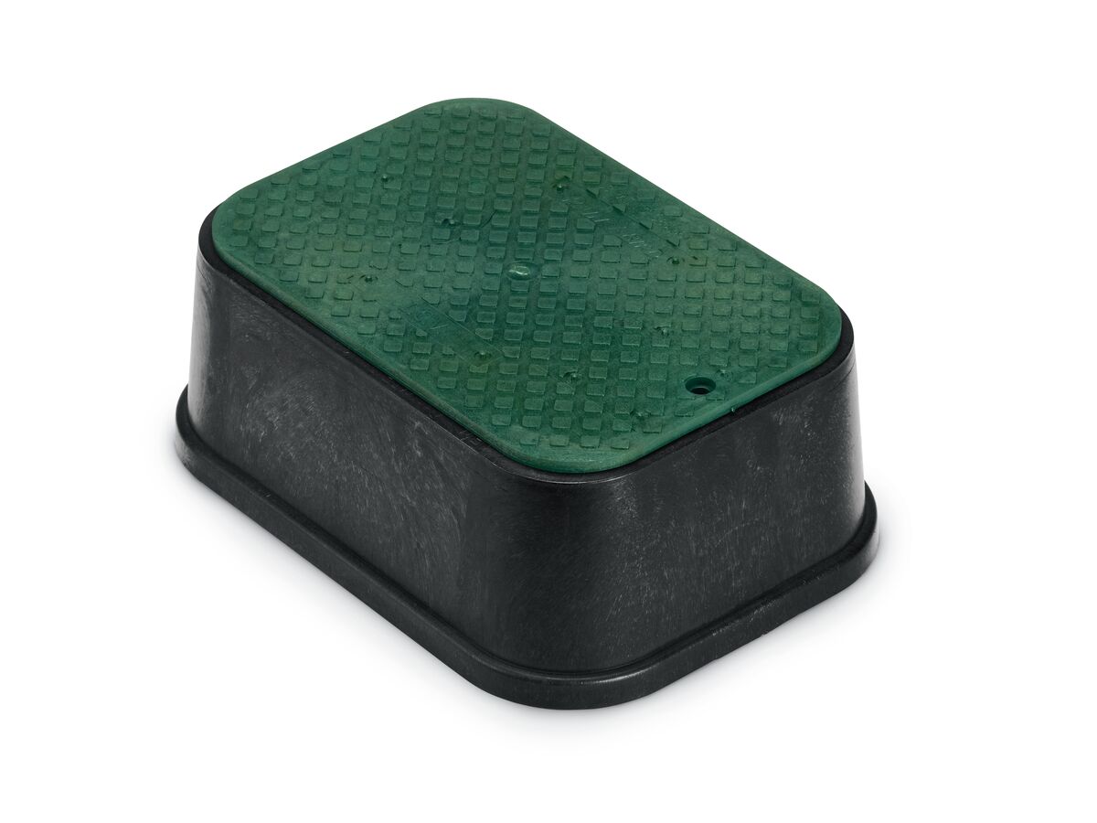 Rain Bird Valve Box with Green Lid 12" x 17" x 6"