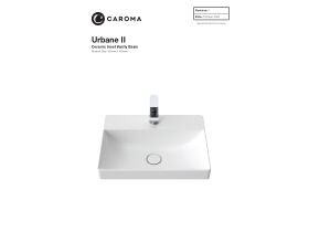 Technical Guide - Caroma Urbane II Inset Basin