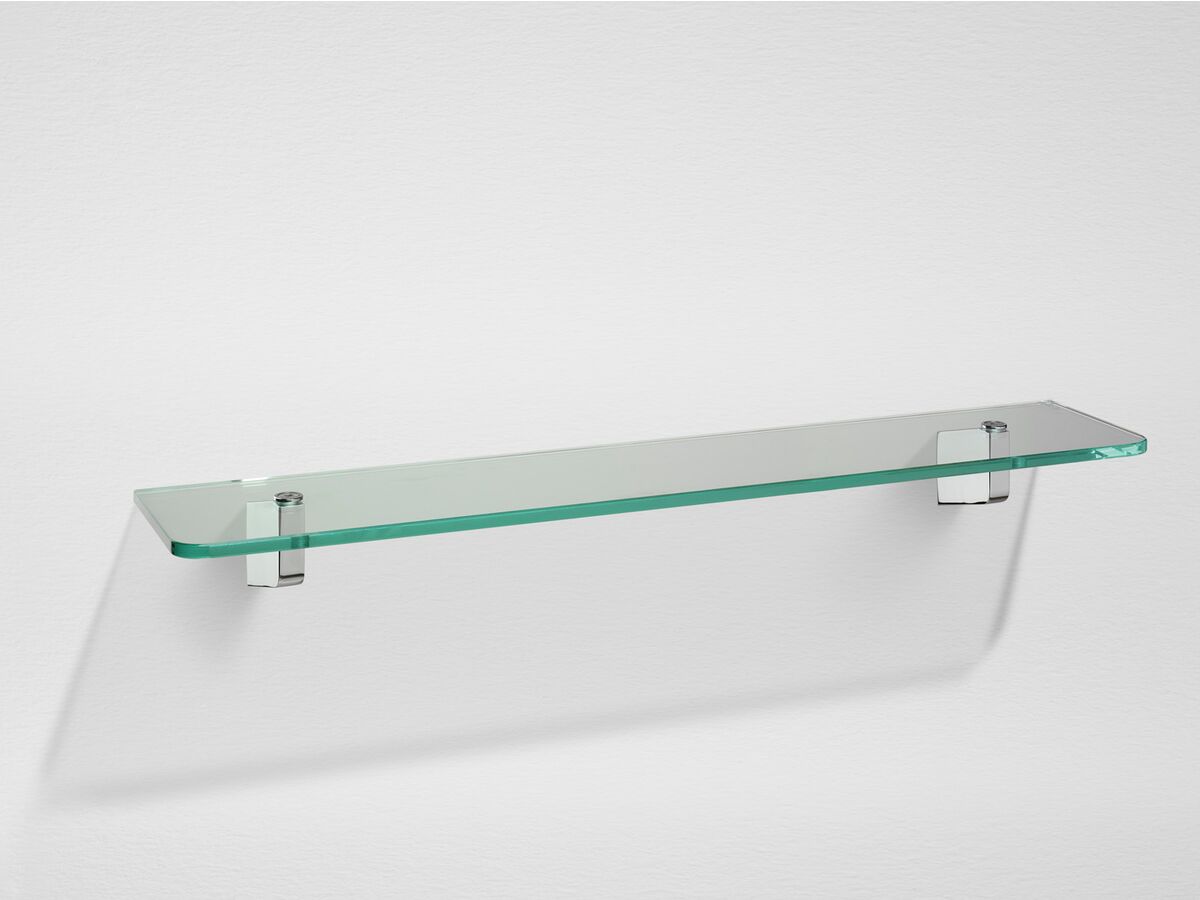 Sonia S3 Glass Shelf 500mm Chrome from Reece