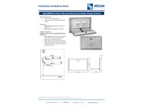 Installation Instructions - Baby Change Station Sm Stainless Steel