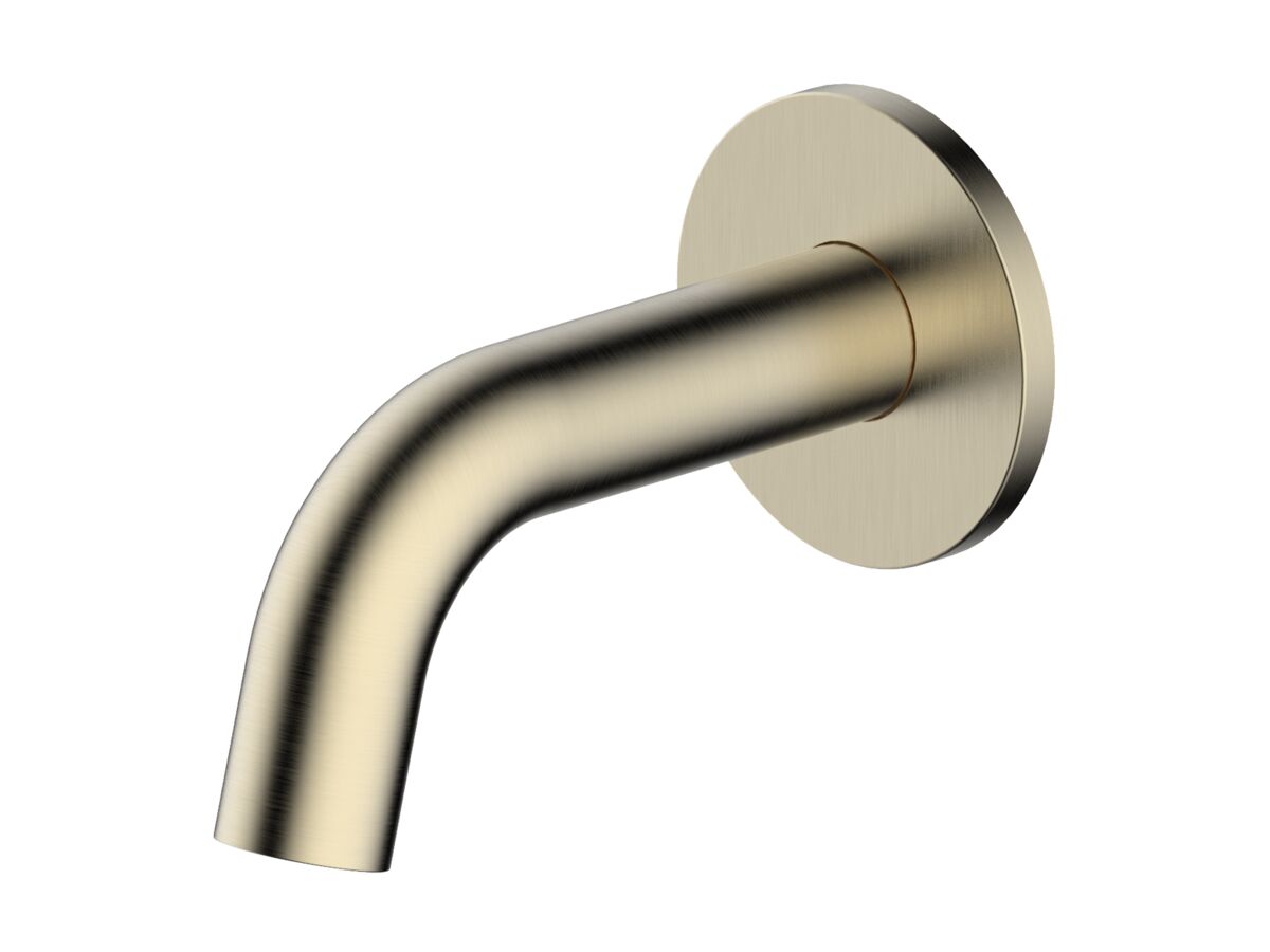 Mizu Drift MK2 Basin/Bath Outlet 110mm Brushed Brass (6 Star) Lead Free