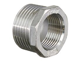 Stainless Steel BSP Reducing Bush 316 25mm x 20mm