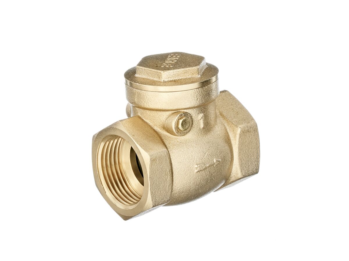 Brass Swing Check Valve Untested 25mm from Reece