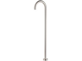 Mizu Drift Floor Mount Outlet 32 x 960mm Brushed Nickel