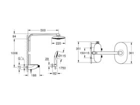 GROHE Rainshower SmartControl Shower System (2 Star)