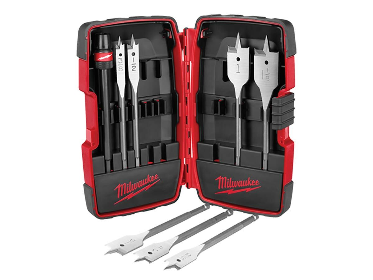 Milwaukee 8 Piece Spade Bit Set from Reece