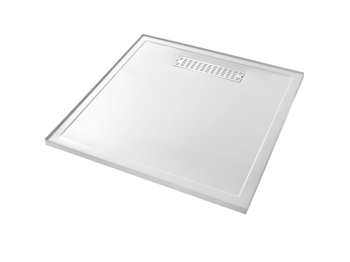 Posh Domaine MK2 Polymarble Shower Base 1000x1000 Right Hand Entry from