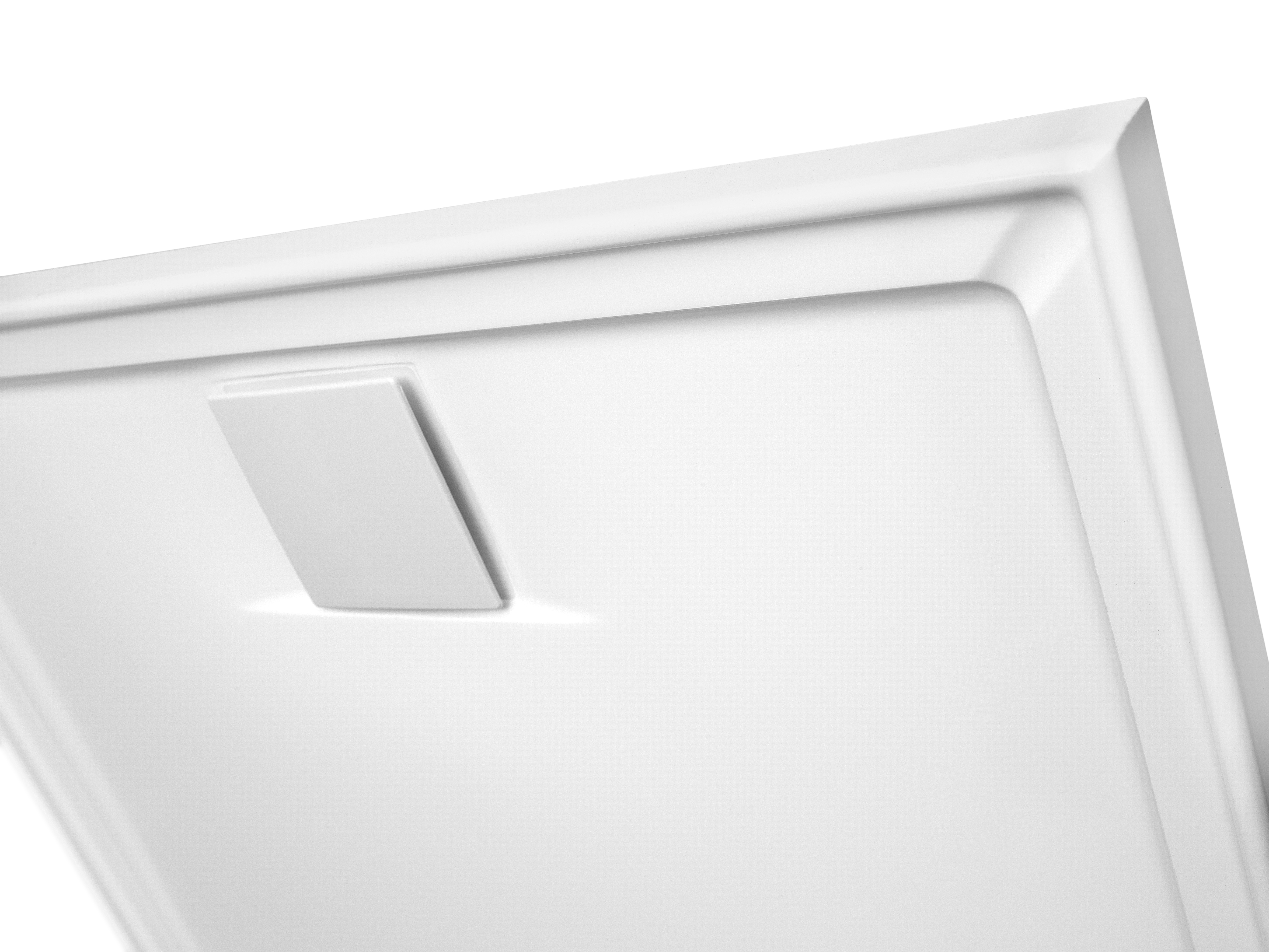 Marbletrend Easy Fit Polymarble Shower Base 900mm x 900mm with Rear