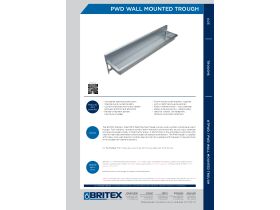 Technical Guide - Britex Trough PWD with Wall Brackets