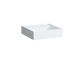 Kartell Small Washbasin with No Taphole No Overflow 460 x 460mm White