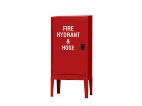 Fire Cabinet Single Hydrant & Hose On Legs