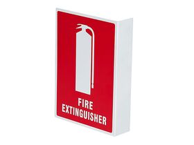 Location Signs -Fire Extinguisher Right Angle Medium - Plastic