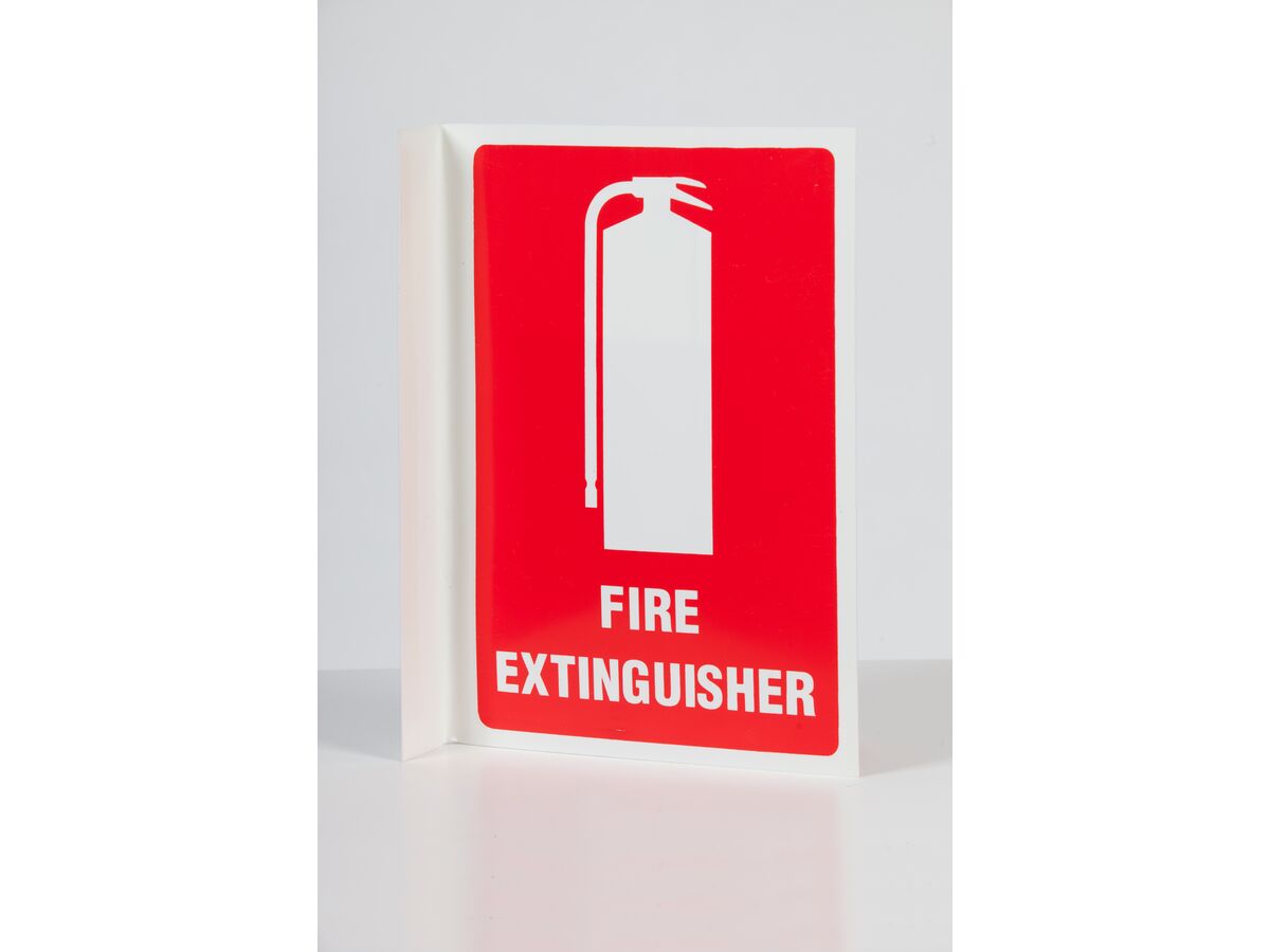Extinguisher Location Sign Right Angle