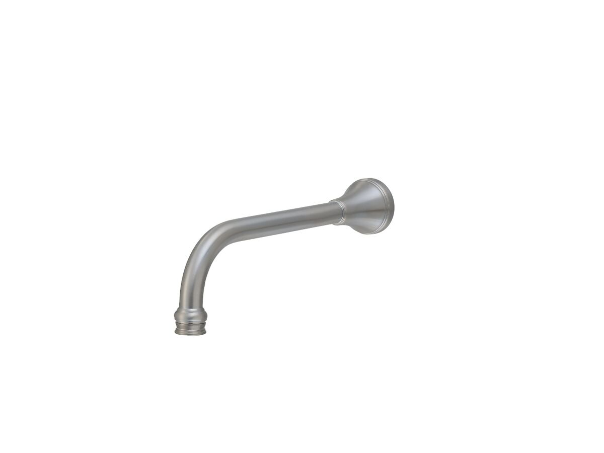 Kado Era Wall Basin Outlet 250mm Brushed Nickel (5 Star)