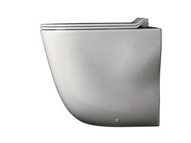 AXA Wild Rimless Back to Wall Pan with Soft Close Quick Release Seat (4 Star)