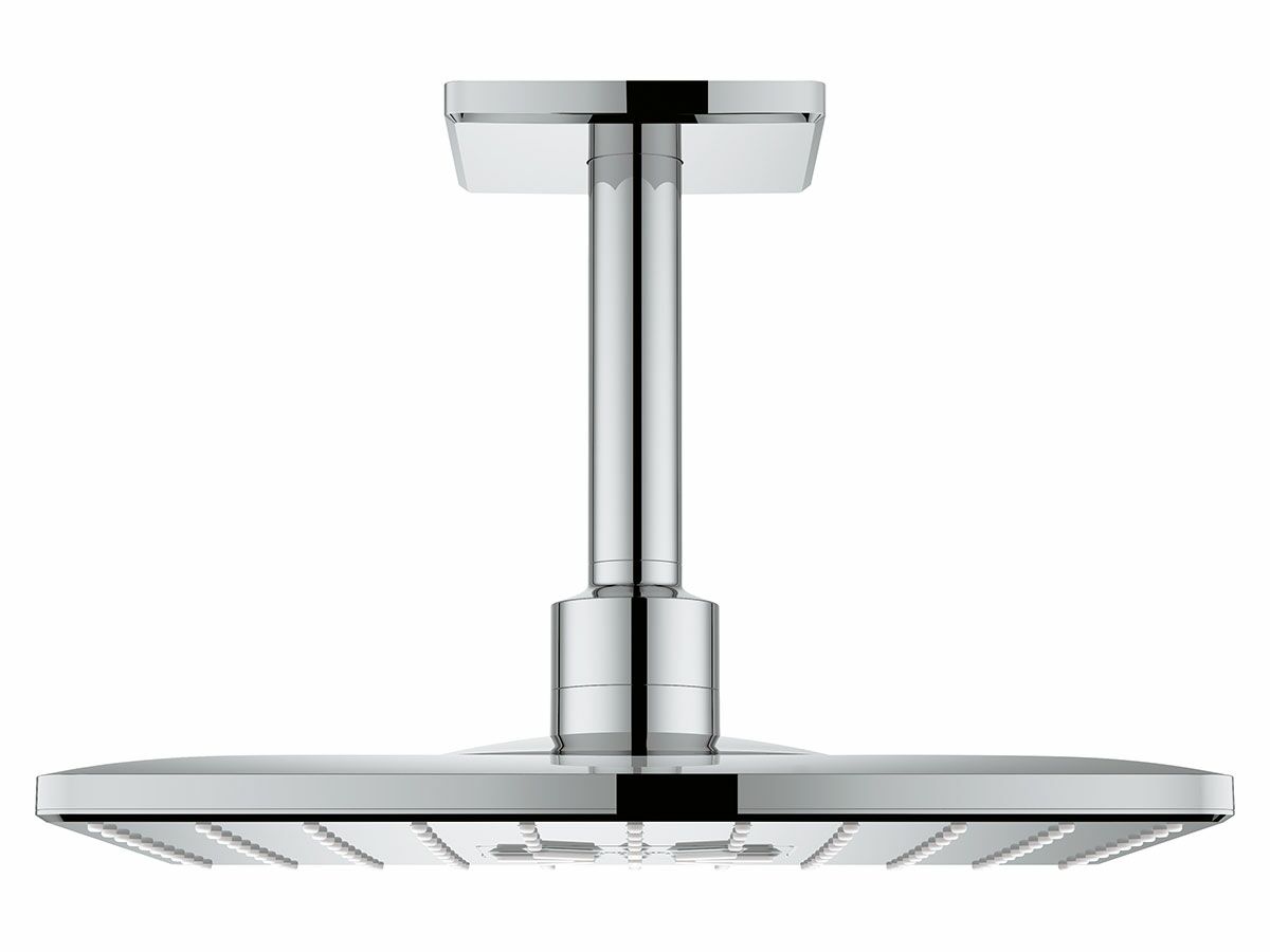 GROHE Rainshower SmartActive Ceiling Shower Square Chrome (3 Star) from