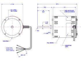 Fasco Fan Motor 240V 950W 80855BRVA-A16S