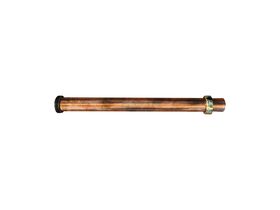 40mm Trap Extension with Nut & Rubber Olive Copper