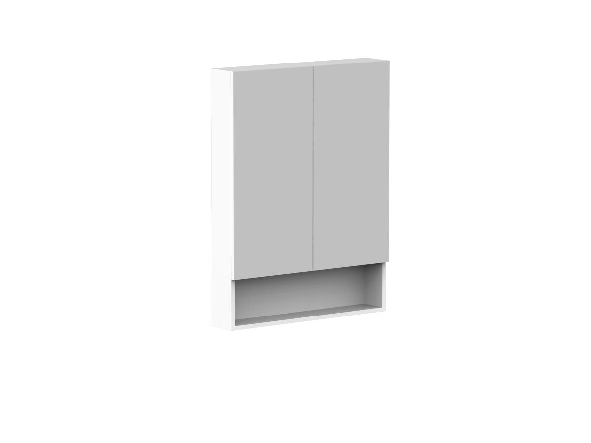 Posh Domaine 750mm x 1000mm Open Shelf Shaving 2 Door from Reece