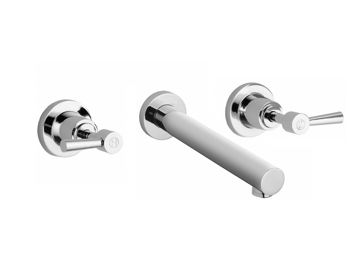 Phoenix Gen X Lever Bath Set Straight Outlet 200mm Chrome from Reece