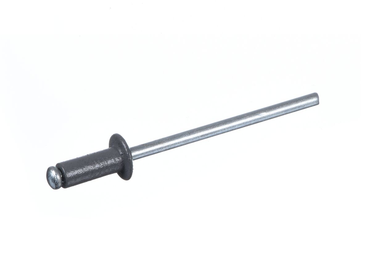 Bridgland Rivet Col/Steel 3.2mm(4-3)Basalt(100)