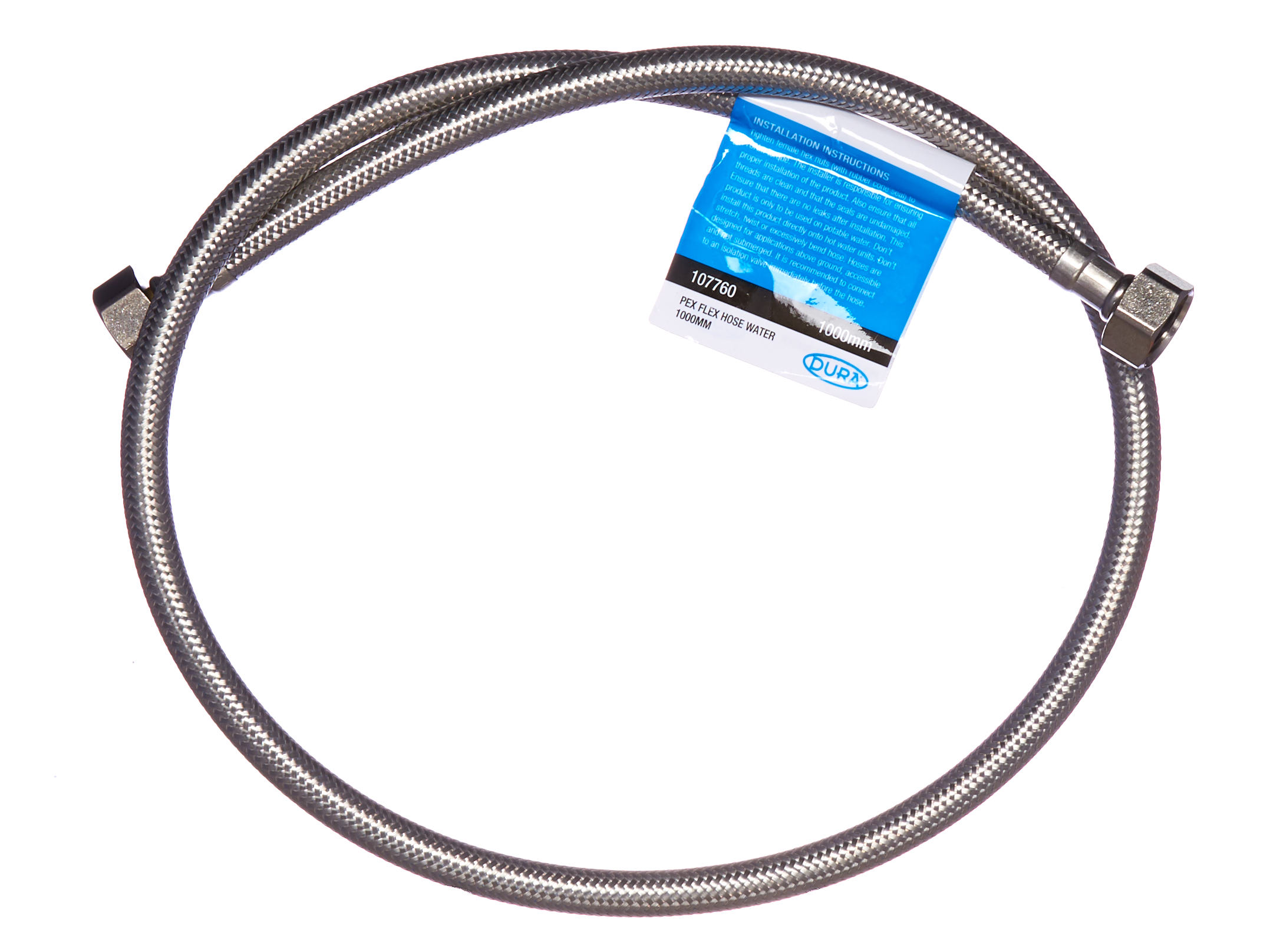 Dura Pex Flex Hose Water 1000mm from Reece