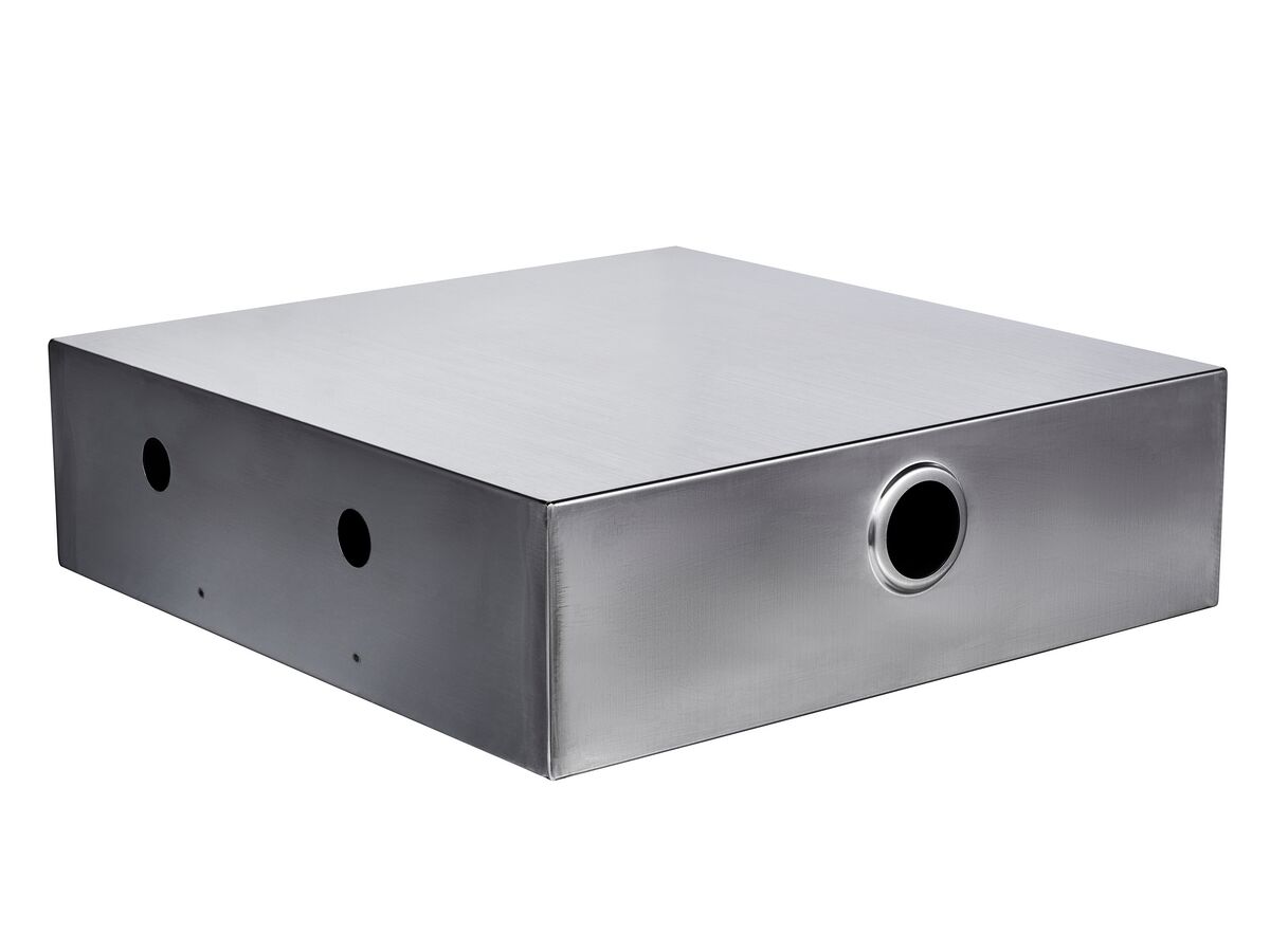 Backflow Stainless Steel Surface Mount Double Cabinet