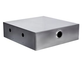 Backflow Stainless Steel Surface Mount Double Cabinet