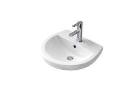 Cosmo Wall Basin 500 x 440mm White