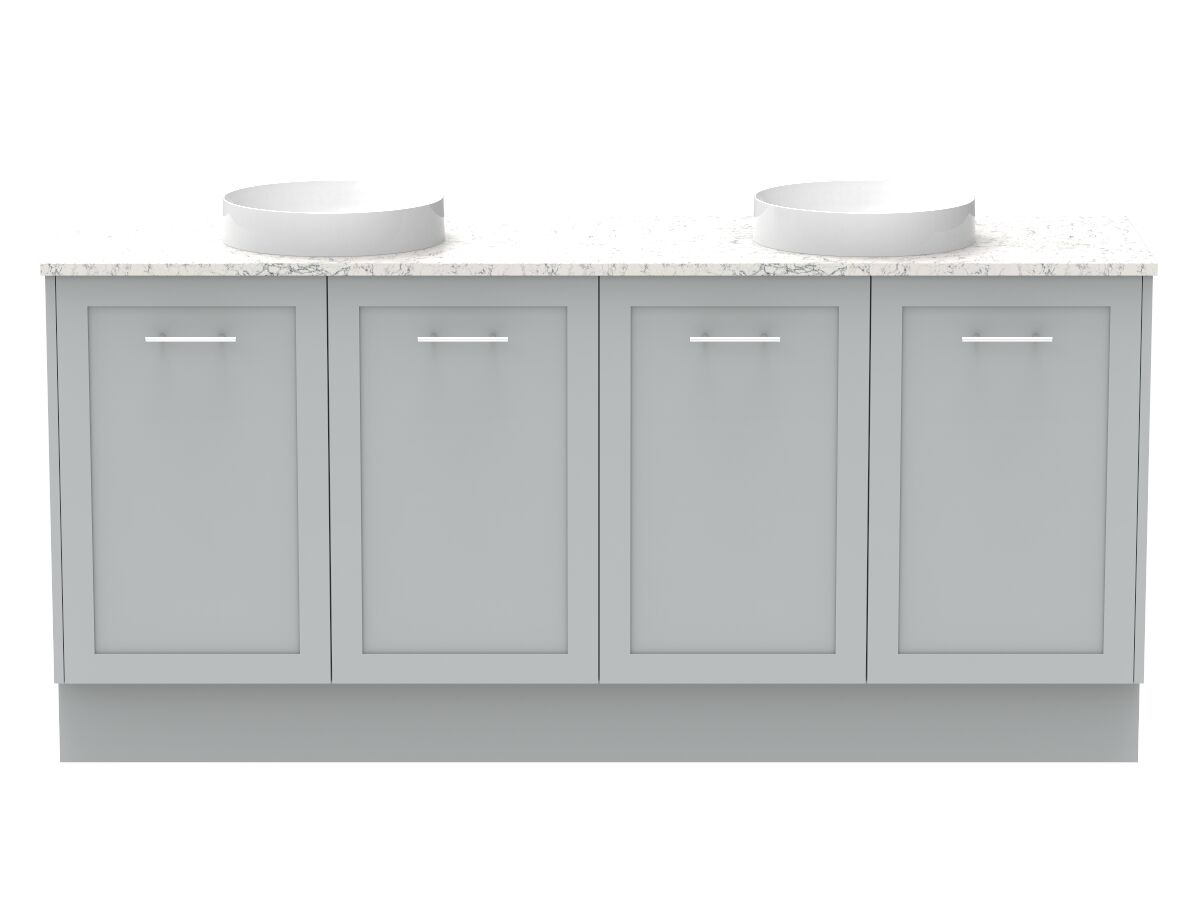 Kado Lux All Door 1800mm Double Bowl Floor Mount Caesarstone