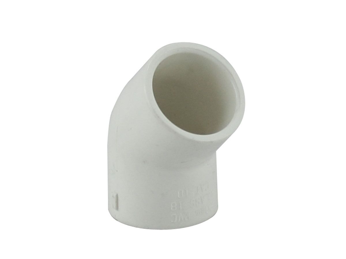 PVC Pressure Elbow 10 45 Degree 15mm from Reece