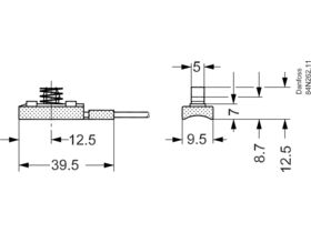 Danfoss PT1000 Temp Sensor AKS 11
