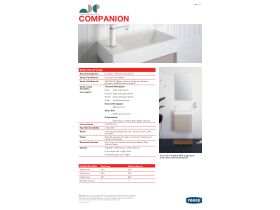 Technical Guide - ADP Companion Vanity Unit 1 Door 500