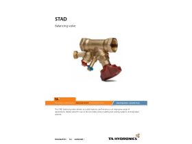 Technical Guide - TA Balancing Valve STAD