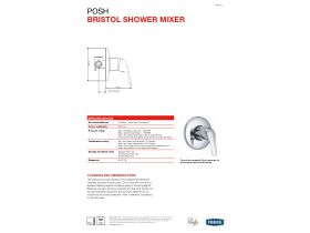 Technical Guide - Posh Bristol Shower Mixer Chrome