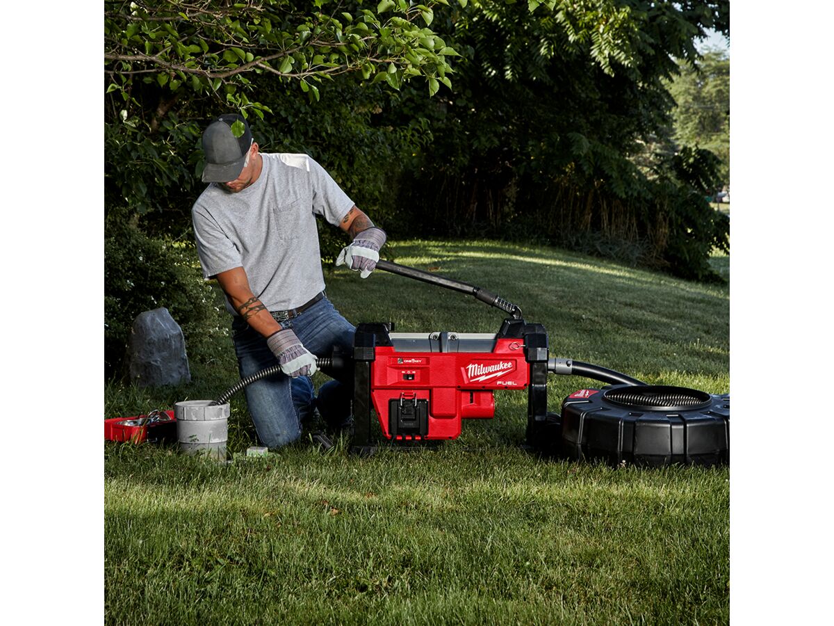 Milwaukee M18 Sectional Sewer Machine