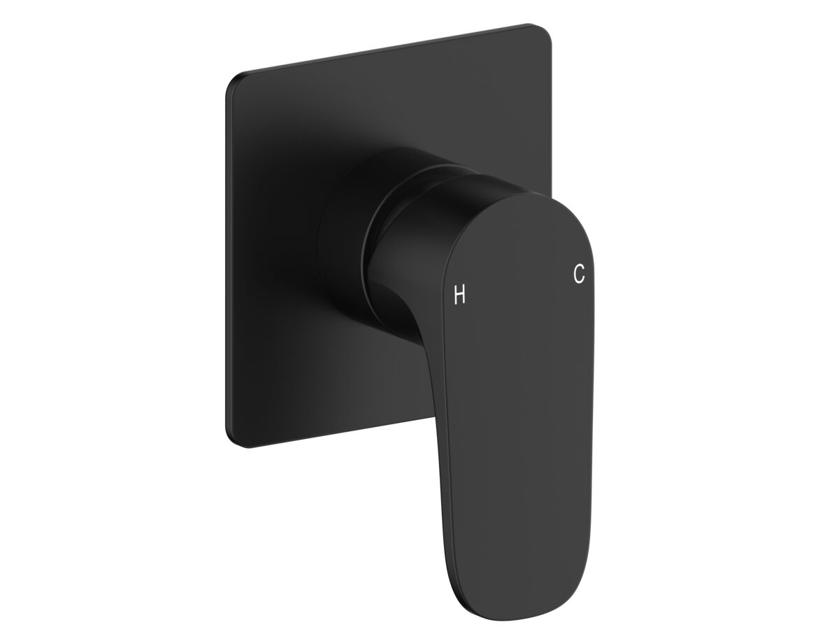 Mizu Silk Shower Mixer Kit Matte Black from Reece