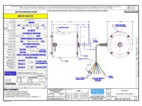 Specification Sheet - Fan Motor 8061S148-01S 410W