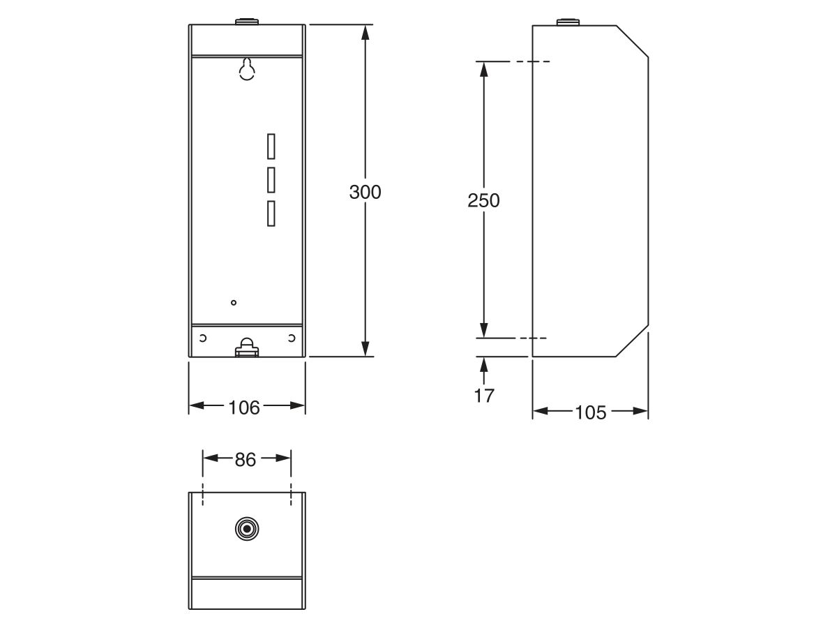 Franke Commercial Sensor Soap Dispenser Stainless Steel from Reece