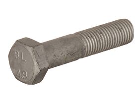 Bridgland 16mm x 75mm Galvanised Plated Bolt Only (16)