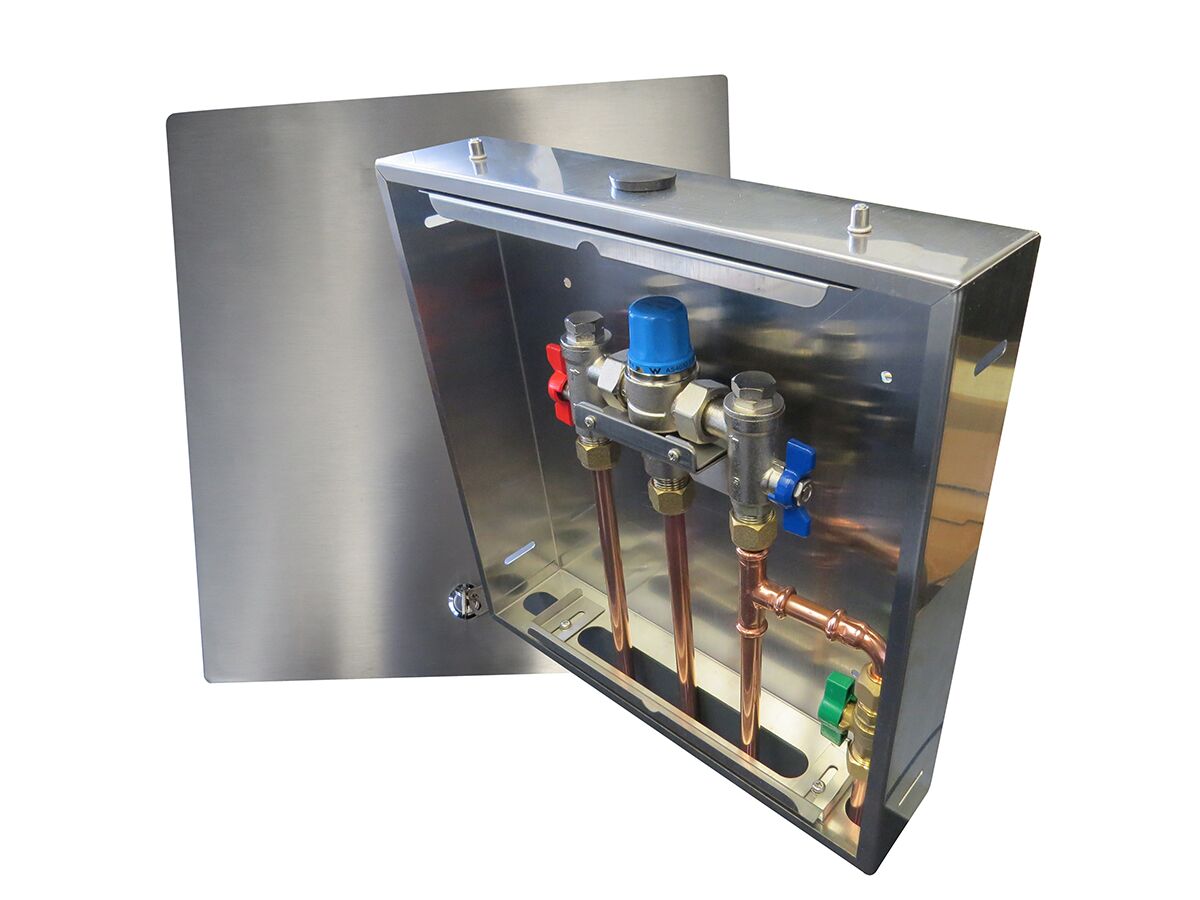 Tomson Thermostatic Mixing Valve T160 with Stainless Steel Lockable