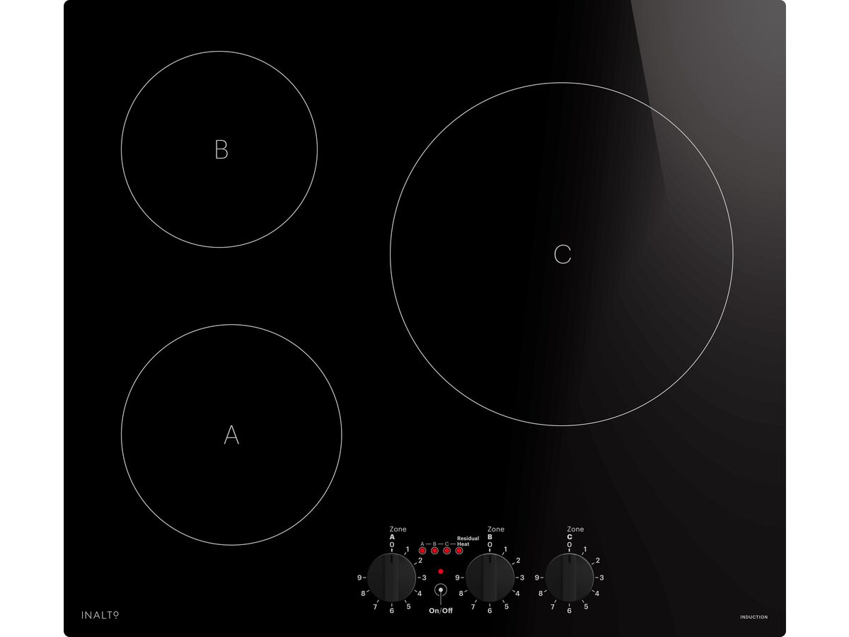 Inalto ICI603k Induction Cooktop 600mm 3 Zone