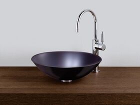 Alape Circa Above Counter Basin 450mm Gloss Black