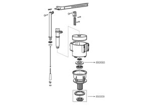 Univeral Pull Chain Outlet Valve